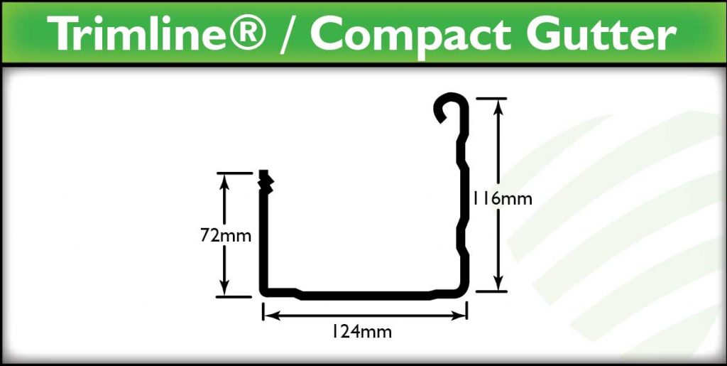 Roof Guttering Brisbane - Trimline Compact Gutter - Strongguard