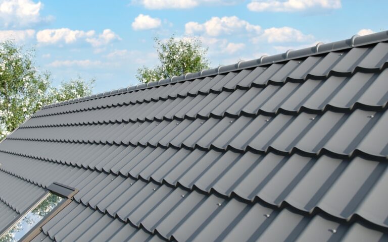 Home with tile roof